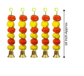 Set of 4 Pcs Flower Decoration, Wall Backdrop, Traditional Wall Art, Decorative Hanging, Wedding Wall Decor, Housewarming Decor, Home Decor